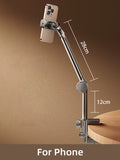 Tablet Holder Ipad Desk Stand for 4~13In Phone Tablet with 360° Adjustable Foldable Metal Arm Tablet Bracket Holder