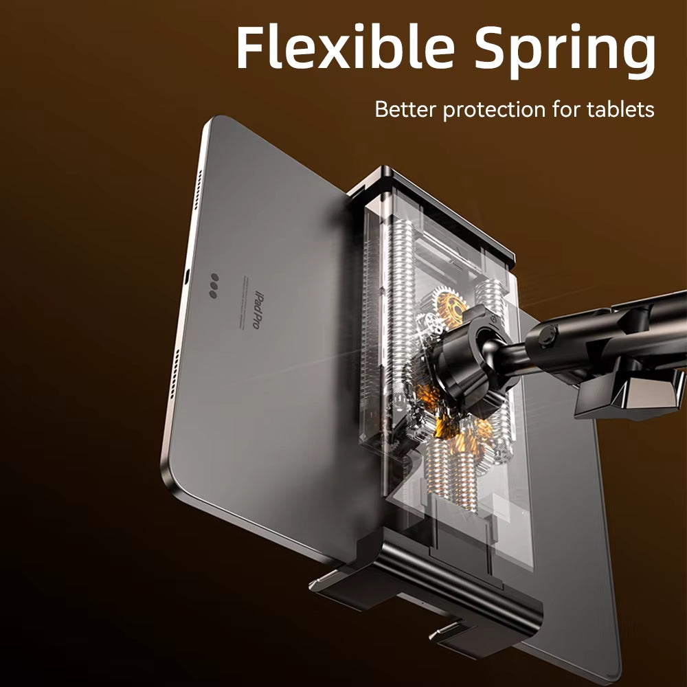 Tablet Holder Ipad Desk Stand for 4~13In Phone Tablet with 360° Adjustable Foldable Metal Arm Tablet Bracket Holder