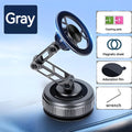 Metal  Vacuum Magnetic Car Phone Holder Mount Adjustable Suction Foldable Phone Stand for Mirro Gym Bath Shower Home