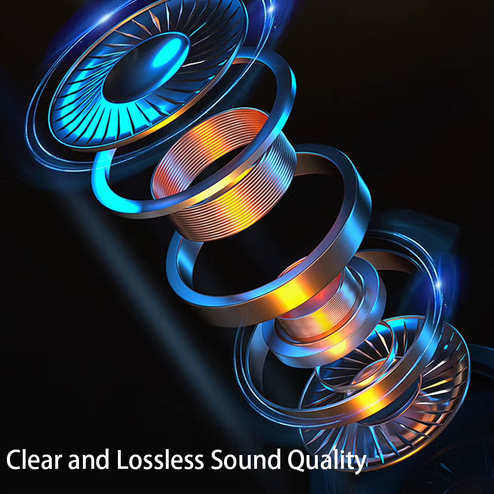 Bluetooth-Compatible Wireless Open-Ear Earbuds LED Digital Display Charging Case AI Translator Earbuds 144 Languages for Travel