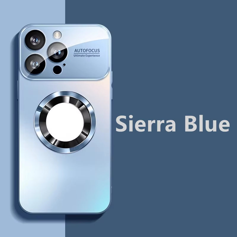 Luxury Titanium Metallic Color Matte Magnetic Case for Iphone 16 15 14 13 12 11 Pro Max plus Case for Magsafe Wireless Charge